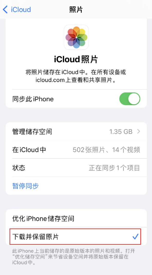 麻章苹果手机维修分享iPhone 无法加载高质量照片怎么办 