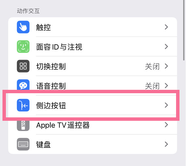 麻章苹果14维修店分享iPhone14 Plus侧键双击下载功能关闭方法 