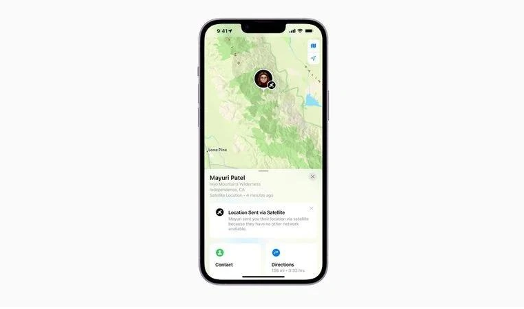 麻章苹果14维修分享iPhone14系列中 FindMy功能通过卫星分享位置方法教程 