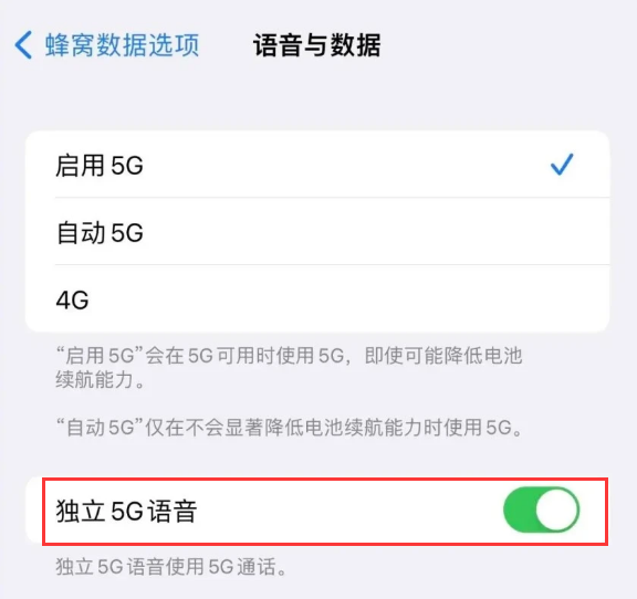麻章苹果14维修分享iPhone 14 Pro如何开启VoNR 