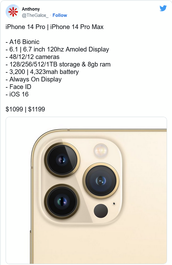 麻章苹果14维修分享iPhone 14全系涨价 