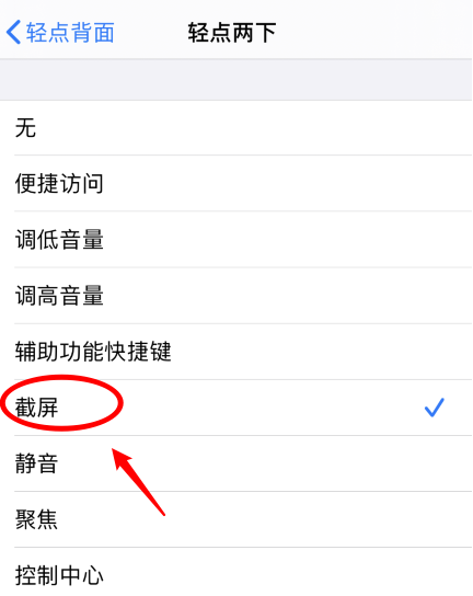 麻章苹果手机维修分享iPhone12如何启用双击截屏 